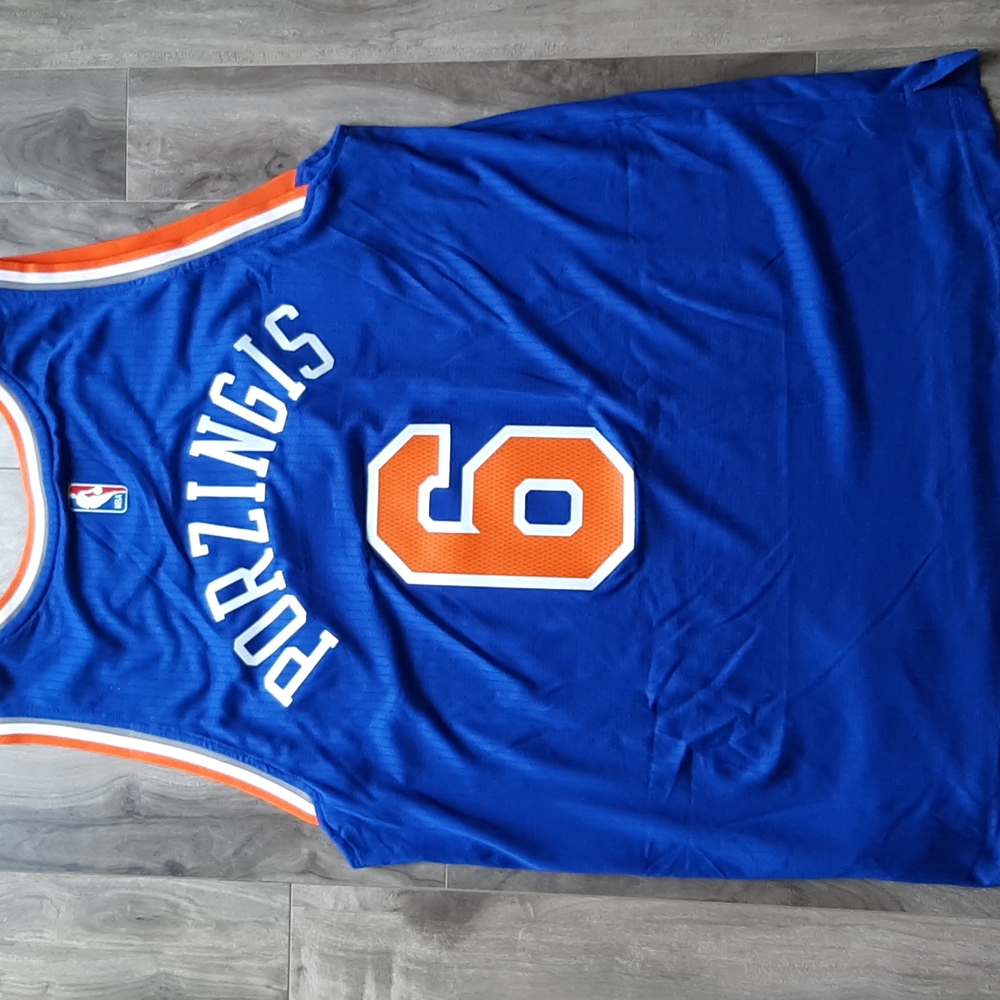 New York Knicks Kristaps Porzingis Jersey Adidas